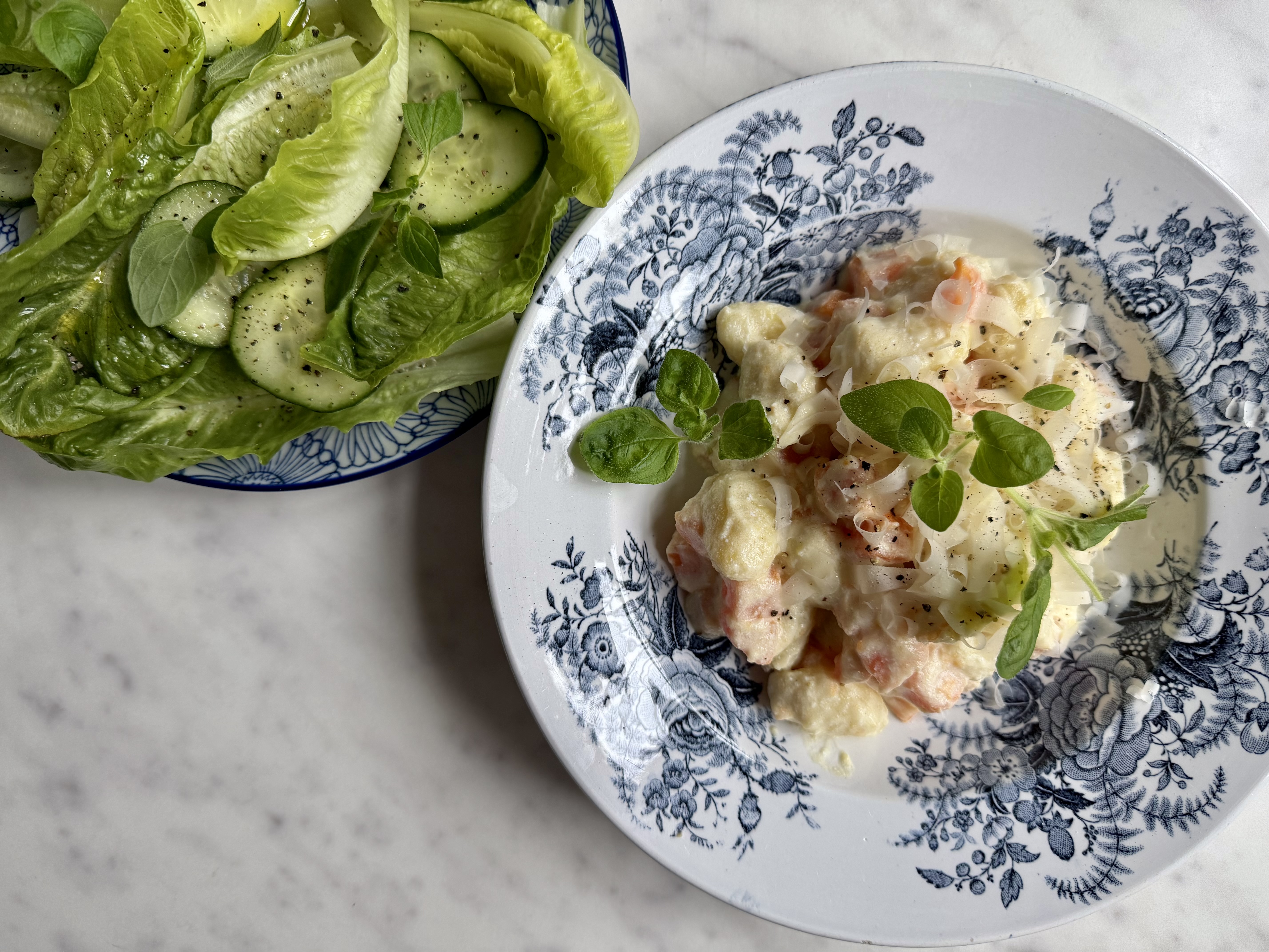 Gnocchi med søde kartofler, ricotta og parmesan